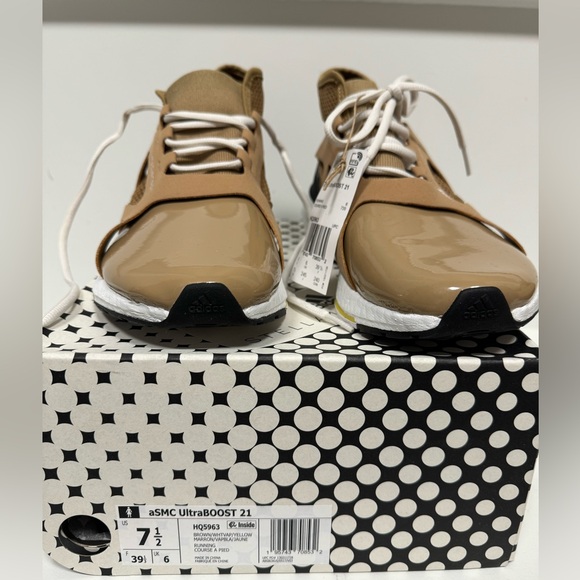Adidas. Stella McCartney Ultraboost 21.  Brown White/Vapour. - Picture 2 of 5